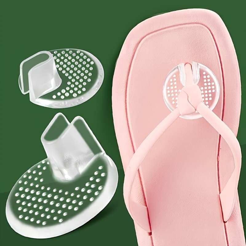 Gelový chránič mezi prsty do žabek - transparent, 2 ks