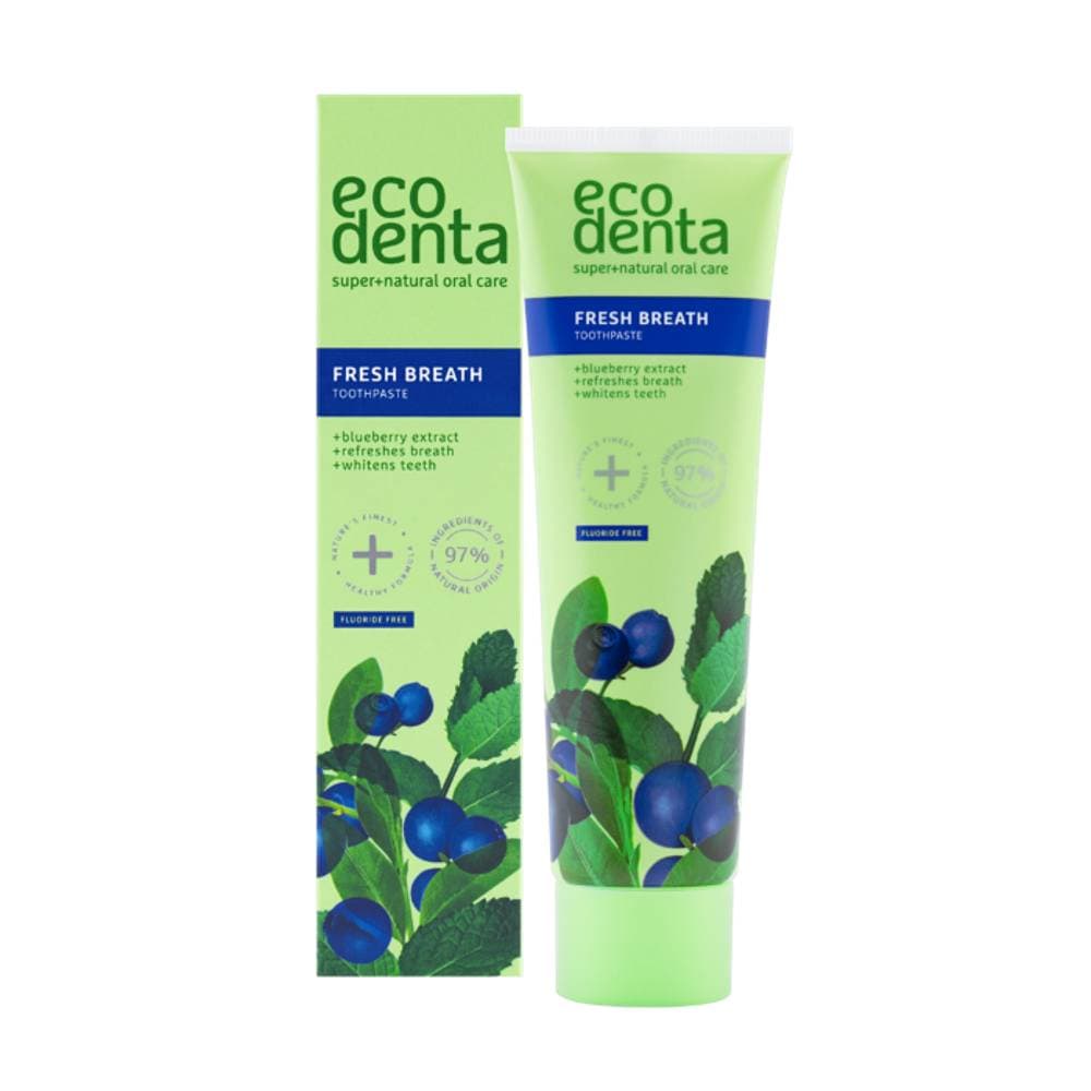 ECODENTA Fresh Breath zubní pasta s extraktem z borůvek, 100 ml
