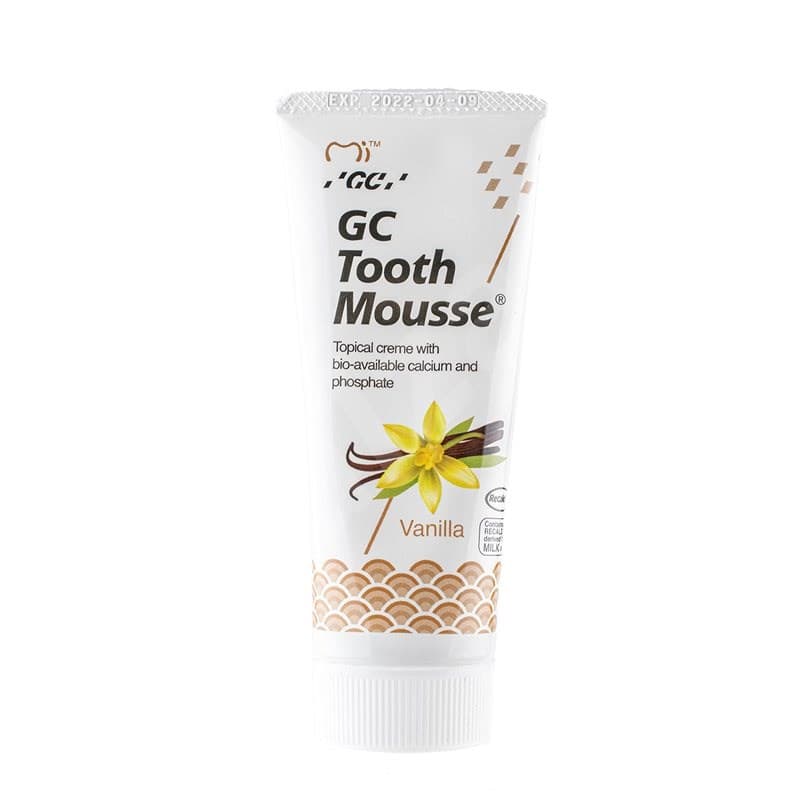 GC Mousse dentální krém s vápníkem Vanilka, 40g - náhled 2