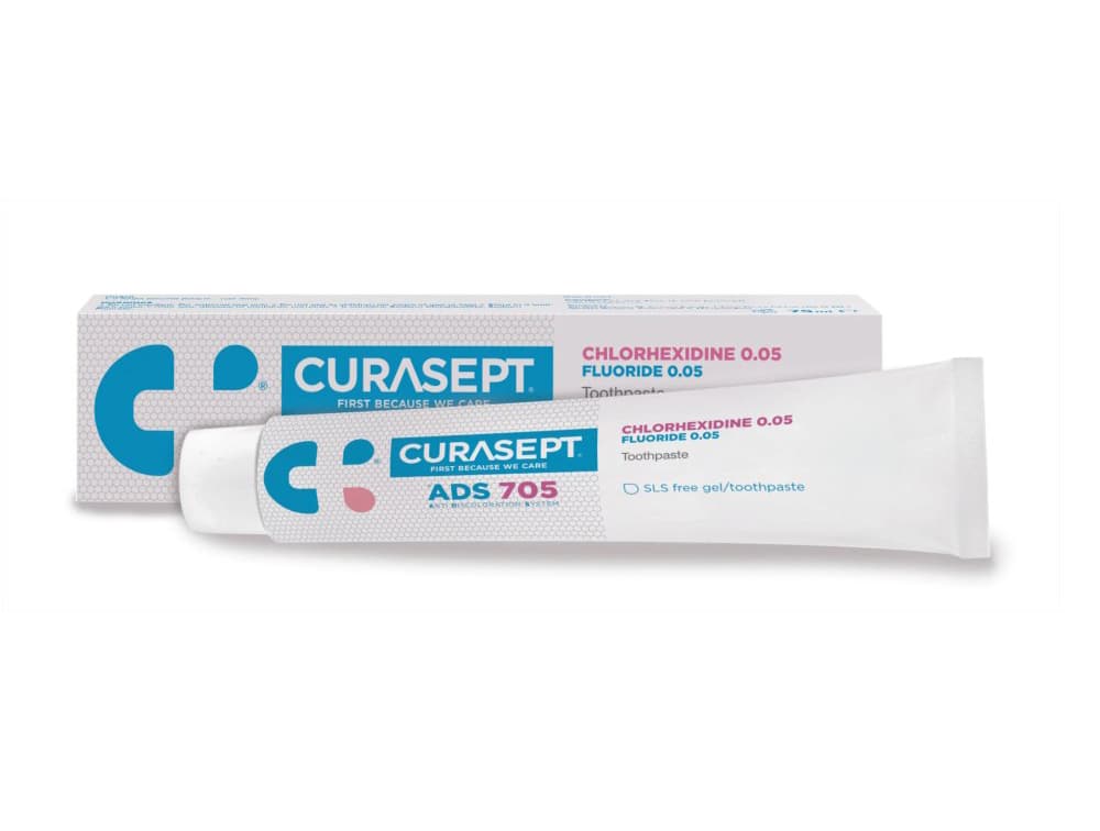 Curasept ADS 705 gelová zubní pasta (0,05% CHX), 75ml