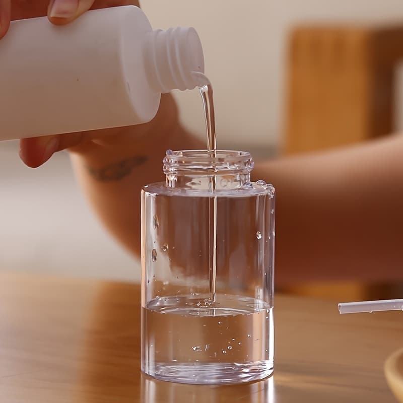 Cestovní pumpičková lahvička (transparent), 100ml - náhled 3
