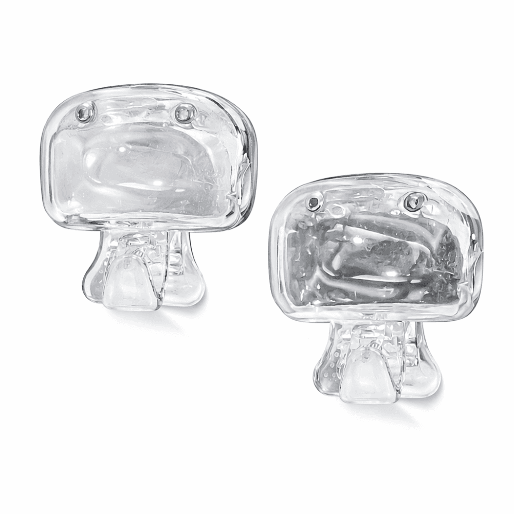 Cestovní krytka na kartáček, klips (transparent), 1 ks - náhled 2