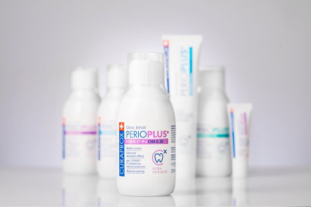 Curaprox Perio Plus+ Forte ústní voda (0,20% CHX), 200ml - náhled 3