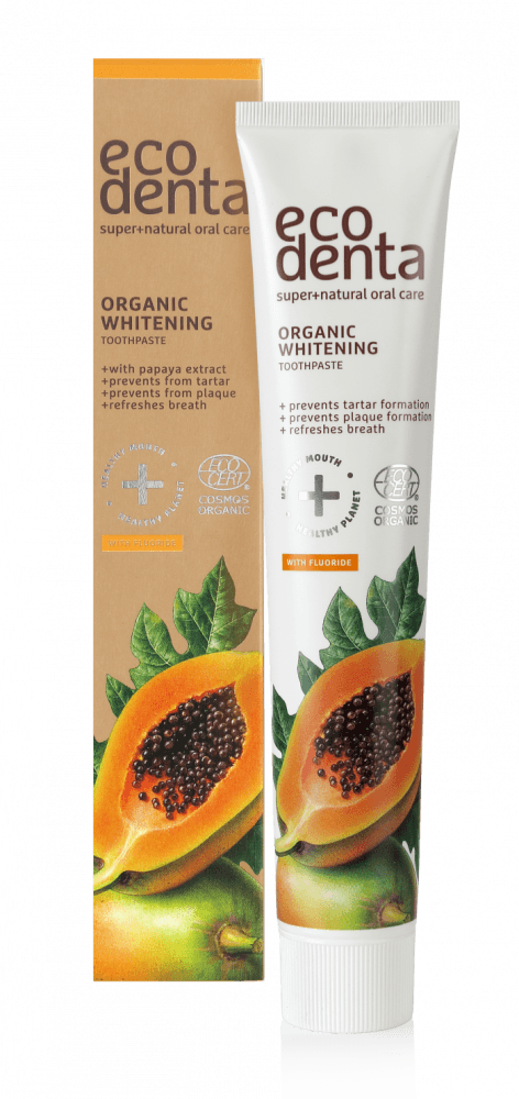 ECODENTA Organic Papaya bělící zubní pasta s extraktem z papáji, 75ml