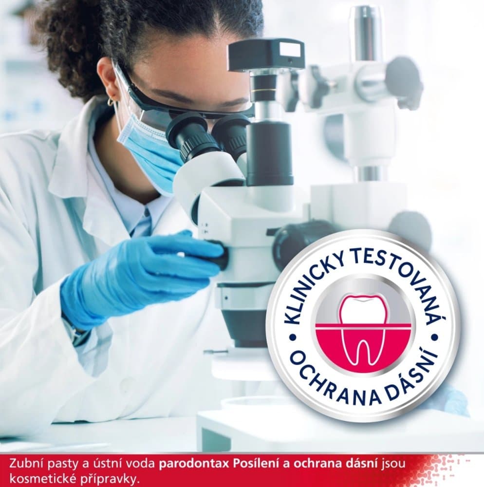 Parodontax Whitening Posílení a ochrana dásní zubní pasta s kys. hyaluronovou 75ml - náhled 2
