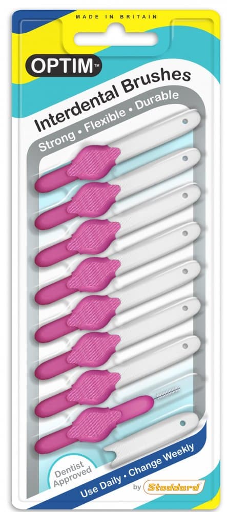 Stoddard Original mezizubní kartáčky 0,7 mm (růžové), 8 ks