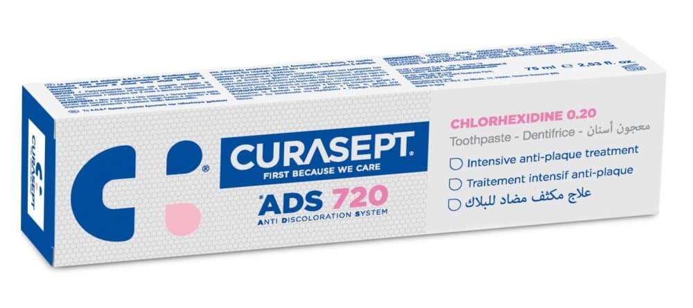 Curasept ADS 720 gelová zubní pasta (0,20% CHX), 75ml - náhled 2