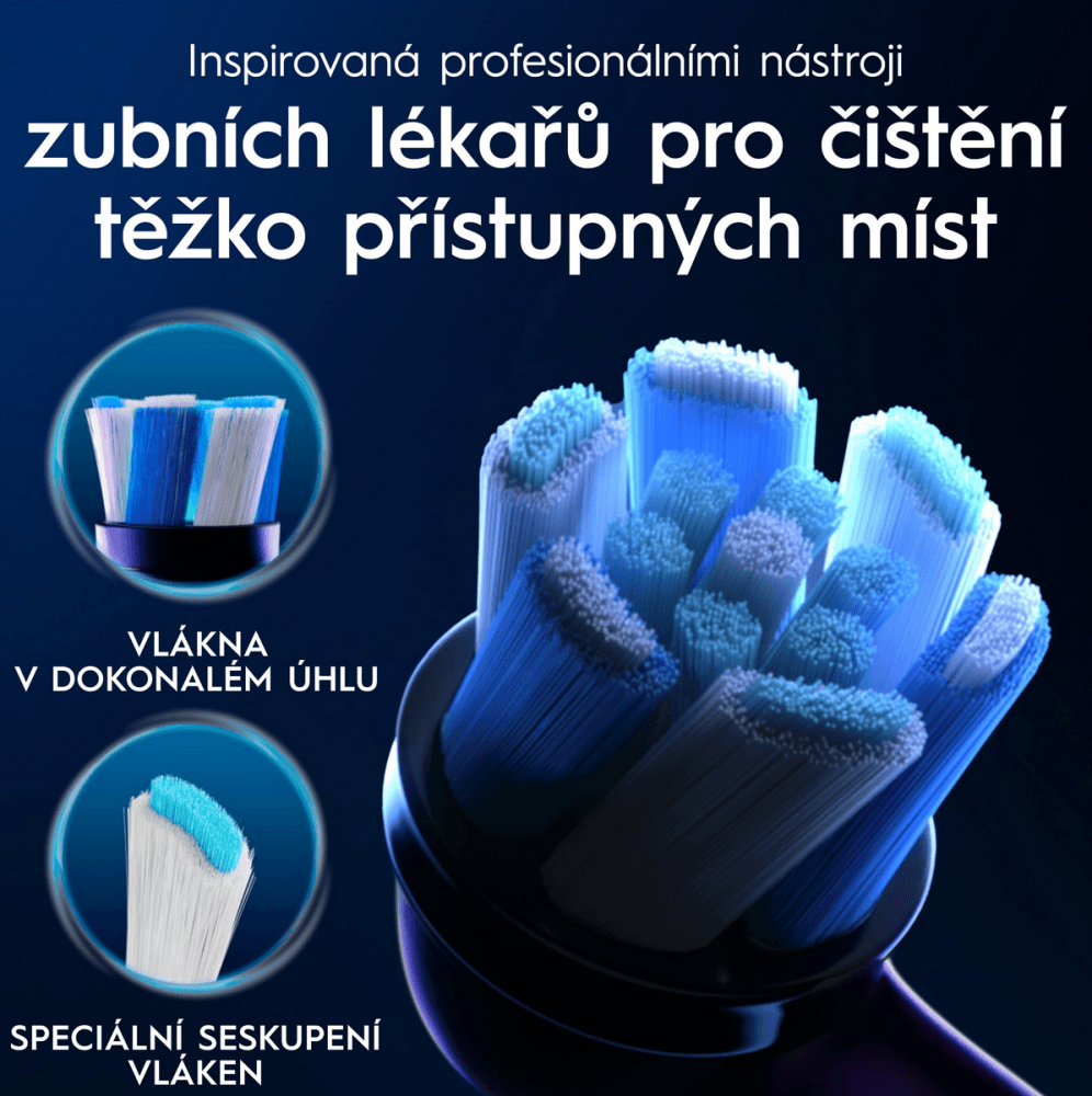 Oral-B iO Ultimate Clean náhradní hlavice (bílé), 4ks - náhled 4
