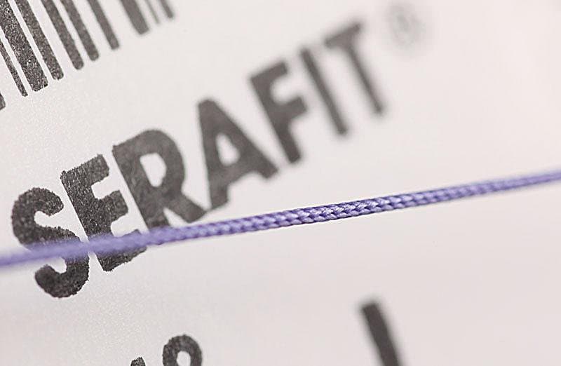 SERAFIT fialové vstřebatelné šicí vlákno 5/0 – 24 ks