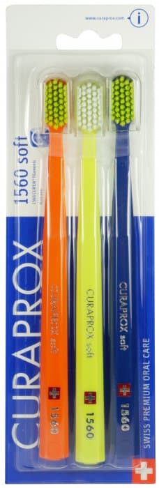 Curaprox Soft CS1560 zubní kartáček 3v1, 3ks - náhled 4