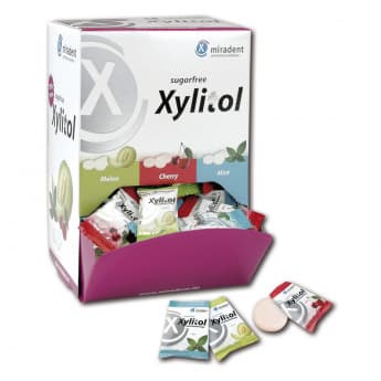 Miradent Xylitolové pastilky BOX (mix), 100ks - náhled 2