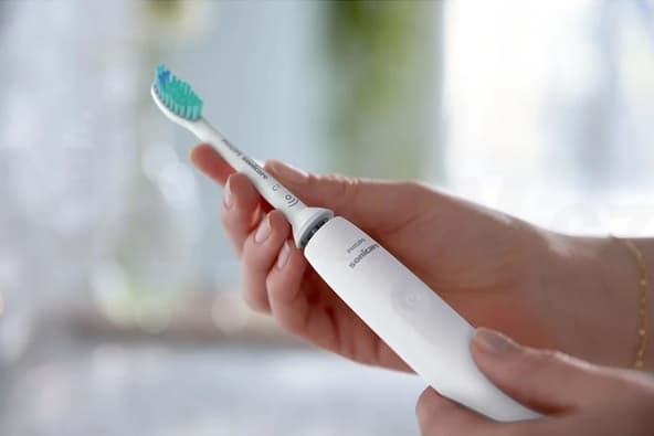 Philips Sonicare 3100 ProResults DUO sonický zubní kartáček WHITE - náhled 2