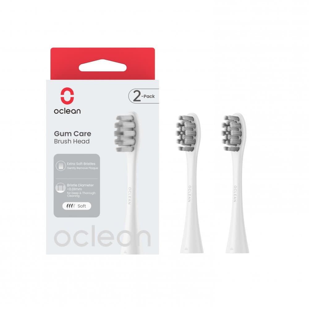 Oclean náhradní hlavice Gum Care Extra Soft, 2 ks, (bílé)
