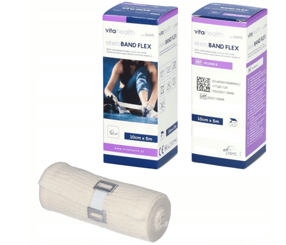 Elastický obvaz elastoBAND FLEX, 10cm x 4m