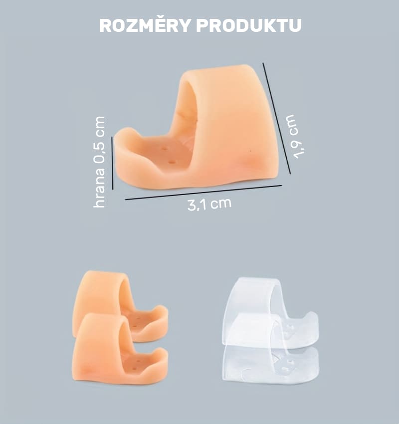 Gelový chránič bříška prstu nohy, 2 ks (tělový) - náhled 5