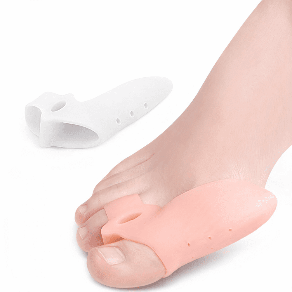 Gelový meziprstní korektor palce Hallux s bočním chráničem, 2 ks (bílý) - náhled 4
