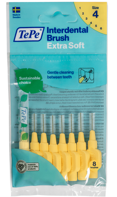 TePe EXTRA SOFT 4 mezizubní kartáčky 0,7 mm, 8 ks - náhled 1
