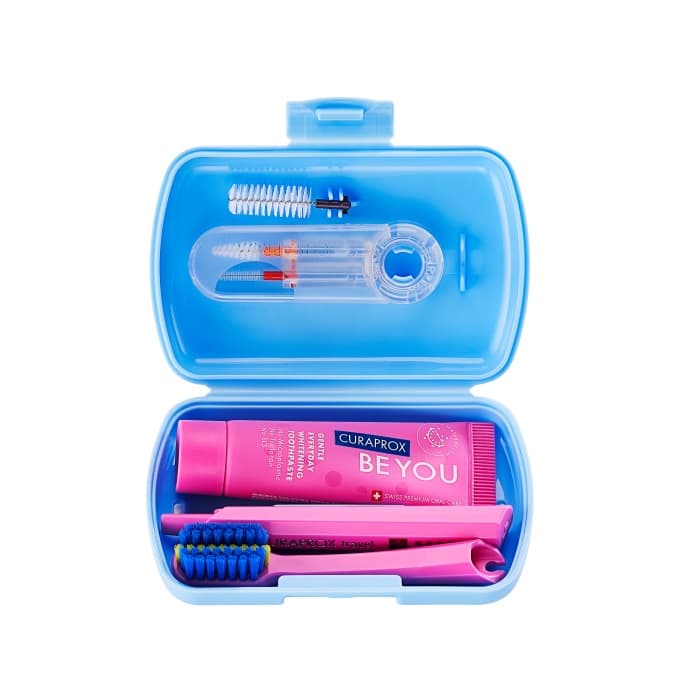 Curaprox Travel set ORTHO modrý - náhled 1