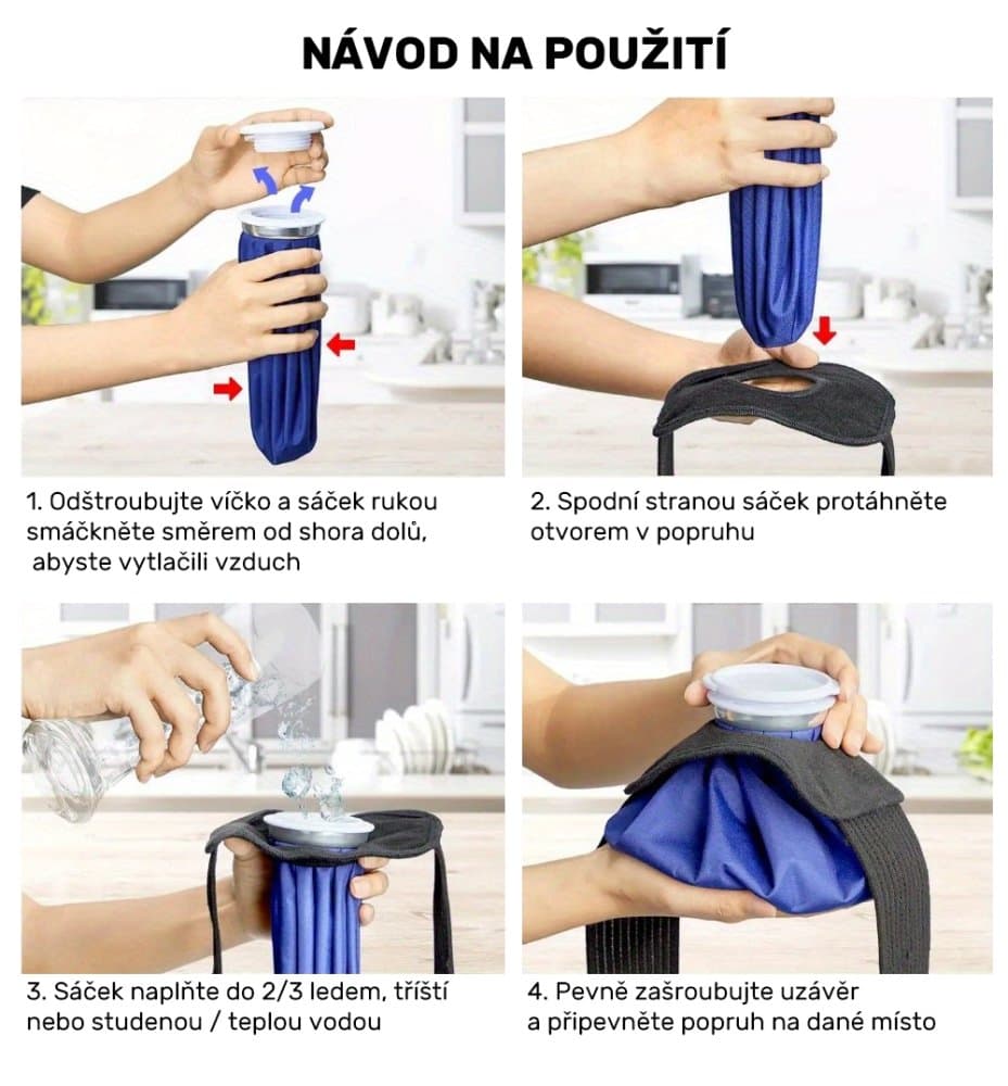 Popruh k uchycení chladivého sáčku, 1 ks - náhled 5
