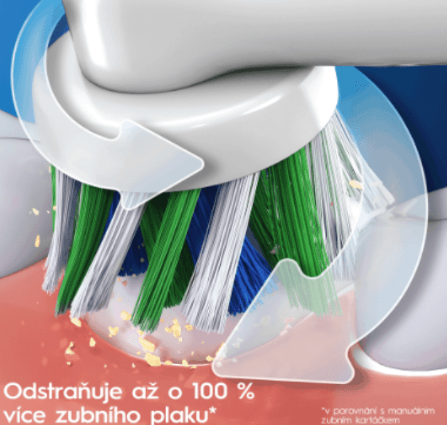 Oral-B Cross Action CleanMaximiser 2+2+2 náhradní kartáčky, 6ks - náhled 2