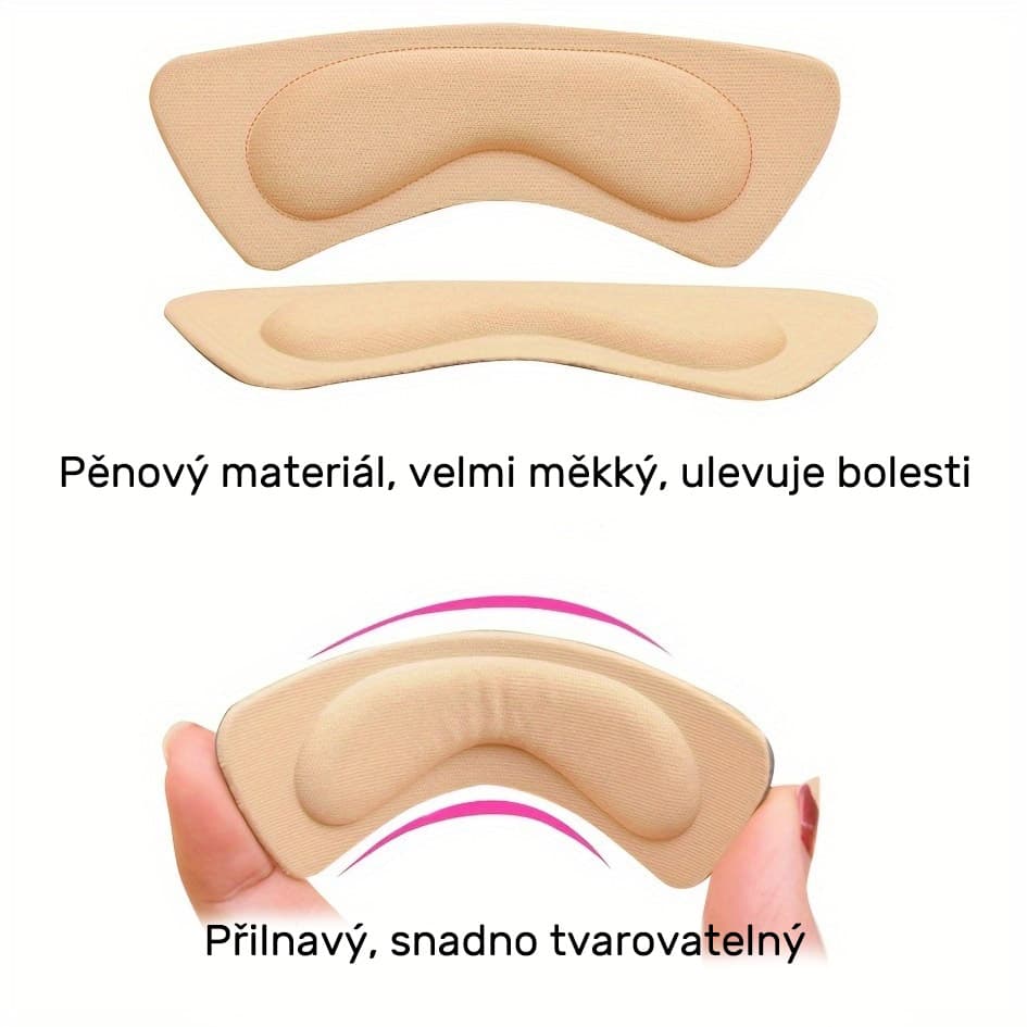 Měkká výstelka do bot - béžová, 2 ks - náhled 2
