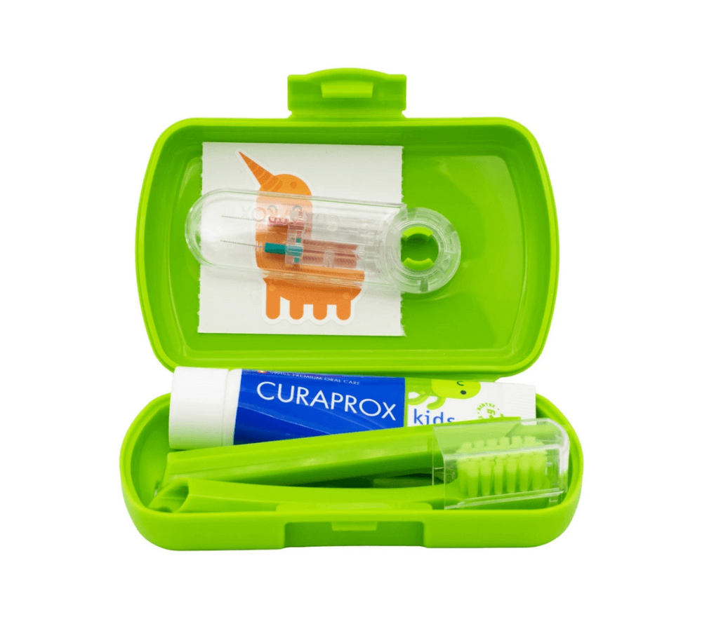 Curaprox Travel Set KIDS zelený - náhled 5