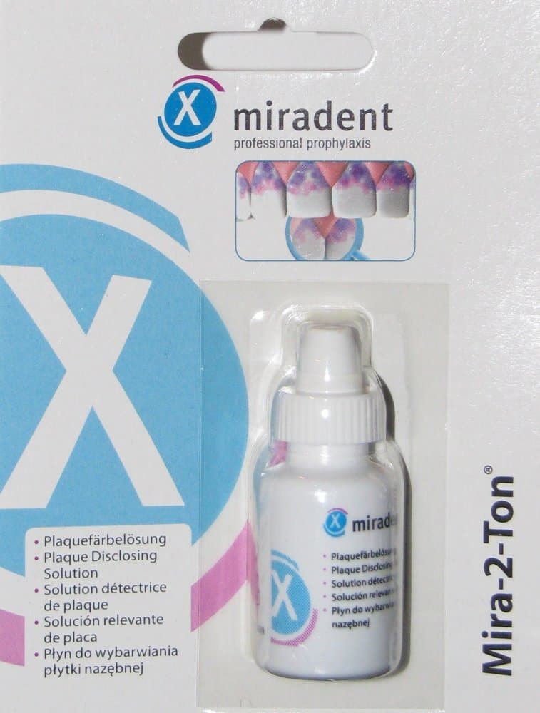 Miradent Mira-2-ton roztok pro indikaci plaku 10 ml