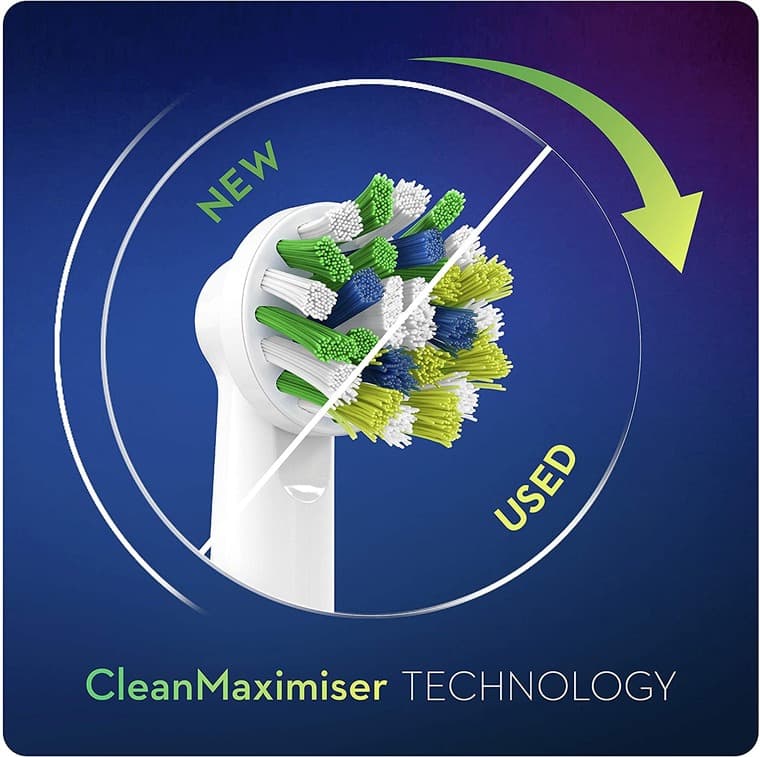 Oral-B Cross Action CleanMaximiser EB 50RB-10 náhradní kartáčky, 10 ks - náhled 2