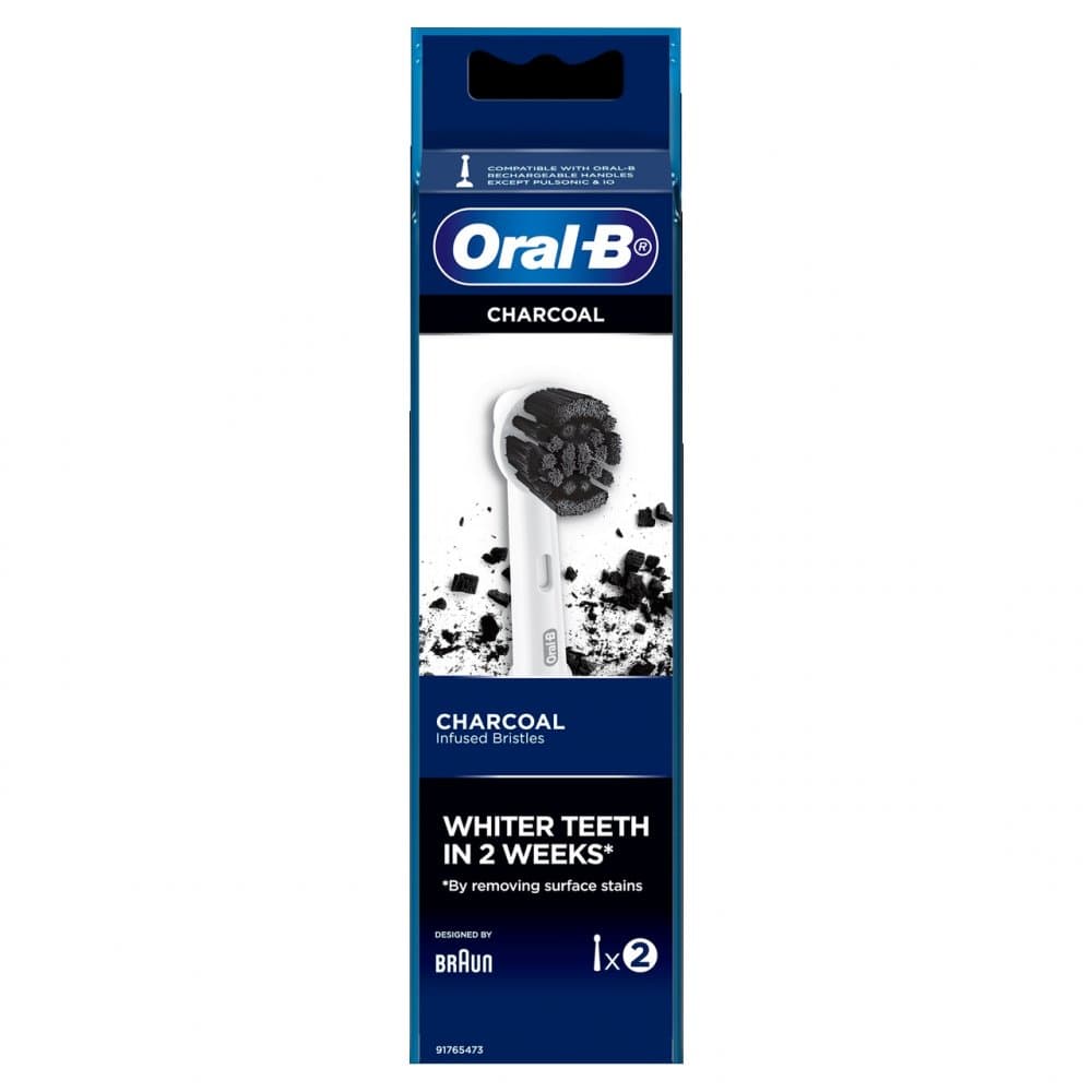 Oral-B PureClean Charcoal náhradní hlavice s černým uhlím, 2ks