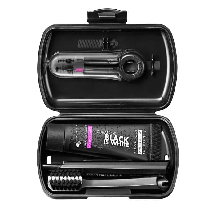 Curaprox Black is White Travel set (černý) - náhled 2
