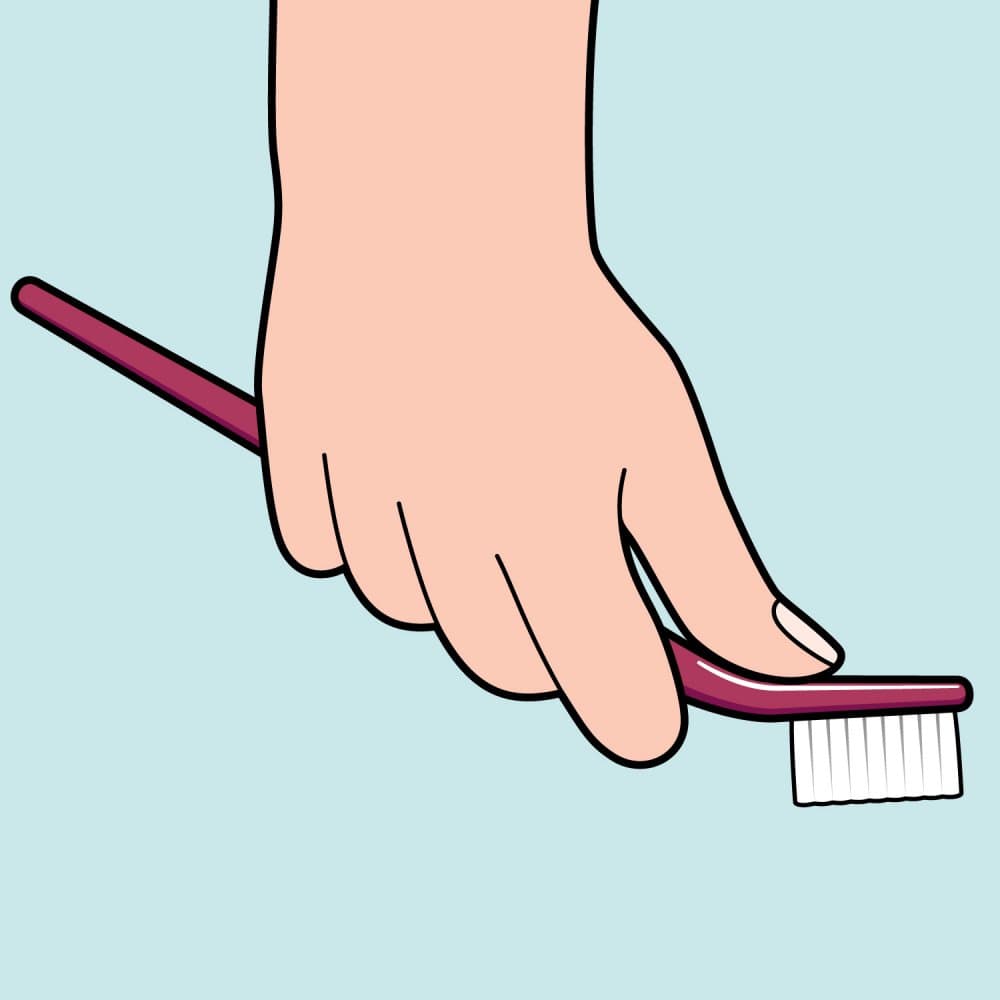 TePe Denture Brush – Zubní kartáček na zubní náhrady - náhled 3