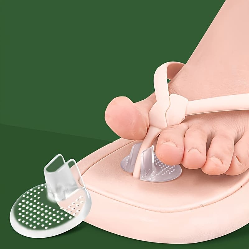 Gelový chránič mezi prsty do žabek - transparent, 2 ks - náhled 5