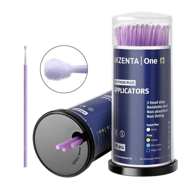 Akzenta Top Sticks Plus Micro aplikátory REGULAR (fialové), 100ks