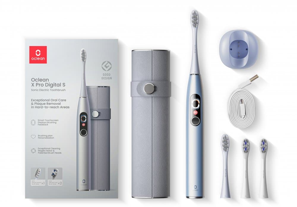 Oclean X Pro Digital Set Silver sonický kartáček (stříbrný)