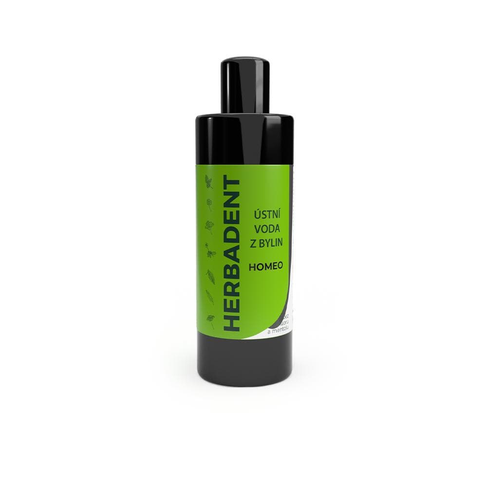 Herbadent HOMEO Bylinná ústní voda bez fluoru a mentolu, 400 ml