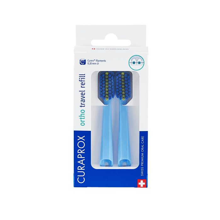 Curaprox Travel set ORTHO, náhradní hlavice, 2 ks - náhled 4