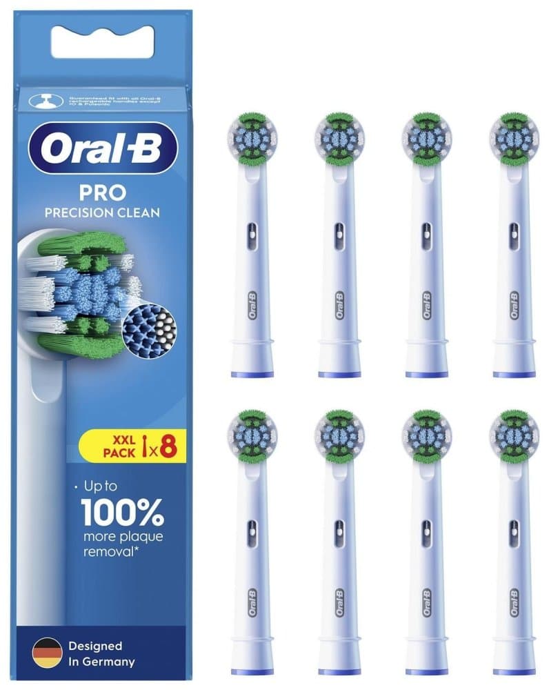 Oral-B PRO Precision Clean náhradní hlavice, 8ks (bílé)