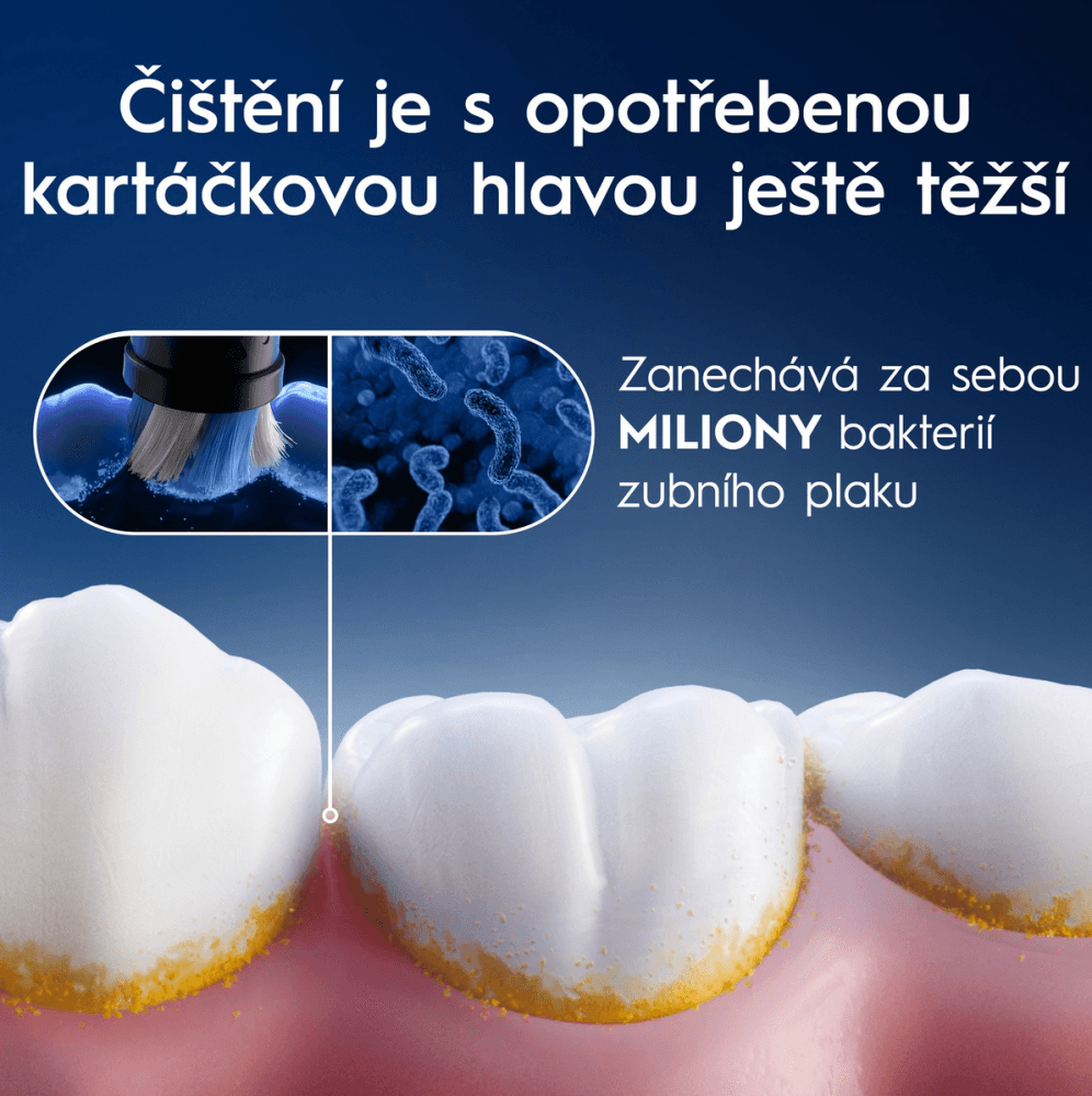 Oral-B iO Ultimate Clean náhradní hlavice (bílé), 4ks - náhled 5