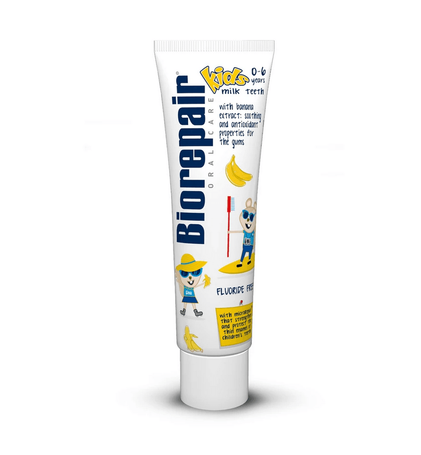 BioRepair Kids dětská zubní pasta 0-6 let (banán), 50ml - náhled 3