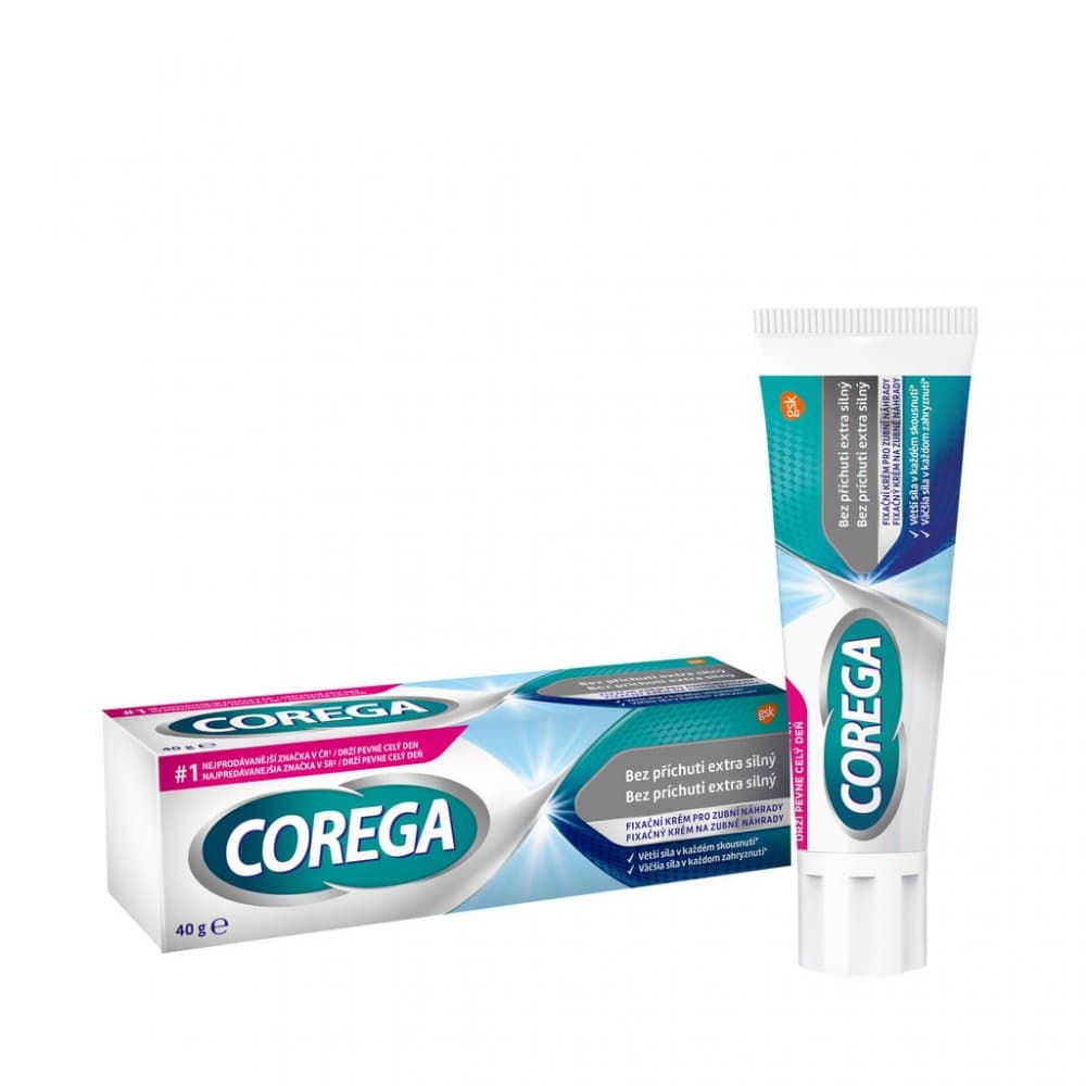 Corega Bez příchuti fixační krém, 40g