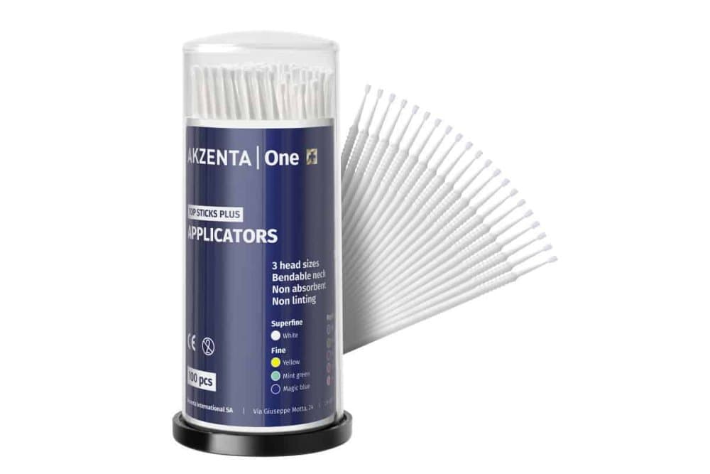 Akzenta Top Sticks Plus Micro aplikátory SUPER FINE (bílé), 4x100ks - náhled 4