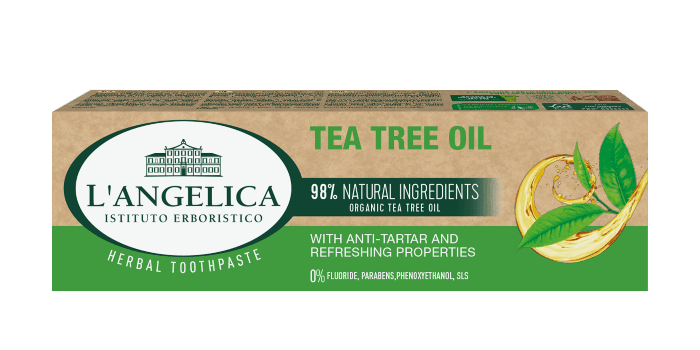 L'ANGELICA Tea tree Oil zubní pasta proti zubnímu kameni, 75ml