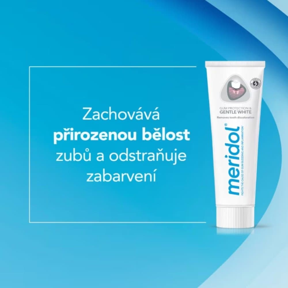 Meridol Gum Protection & Gentle White zubní pasta, 75ml - náhled 3