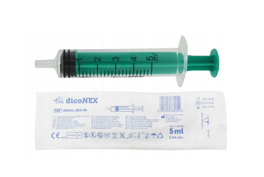 Zarys dicoNEX injekční 3-dílné sterilní stříkačky 5ml, 100ks - náhled 3