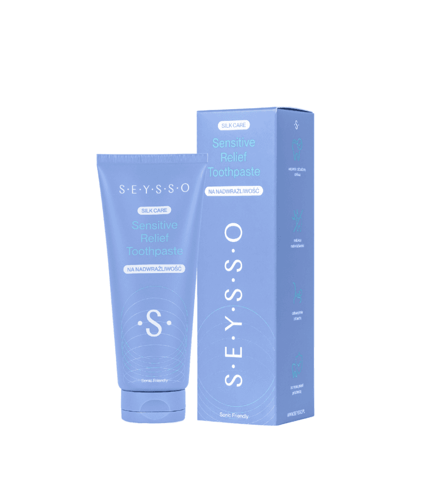 SEYSSO Sensitive Silk Relief zubní pasta na citlivé zuby s hydroyapatitem, 75ml