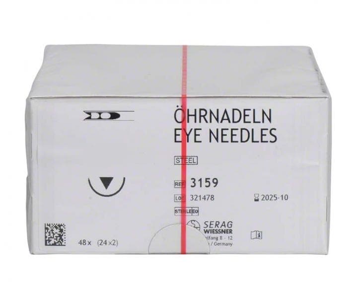 Sterilní chirurgické jehly DSF-16, 48 ks – nerezová ocel 300
