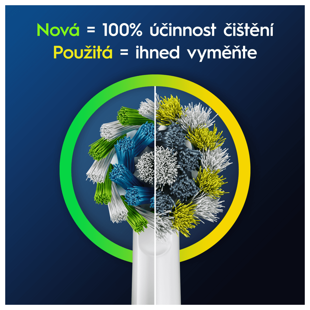 Oral-B Cross Action CleanMaximiser 2+2+2 náhradní kartáčky, 6ks - náhled 3