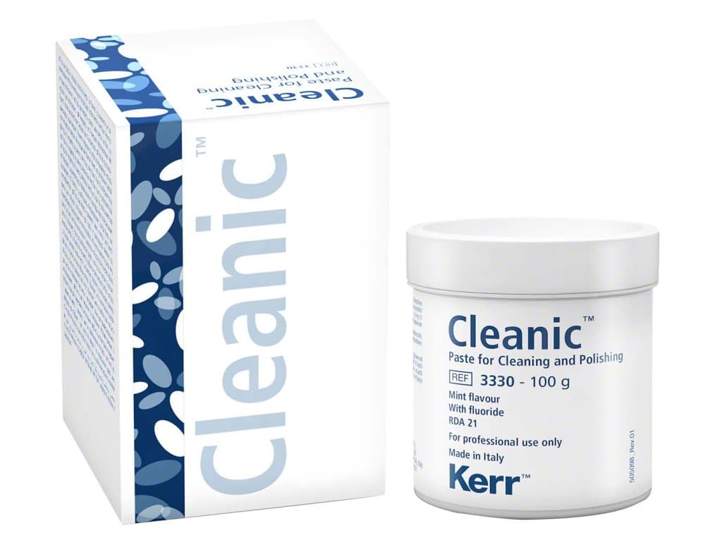 KERR Cleanic pasta s fluoridy v kelímku (máta), 100g