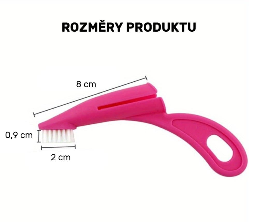 Zubní kartáček pes / kočka prstový s úchytem, 1 ks - náhled 4