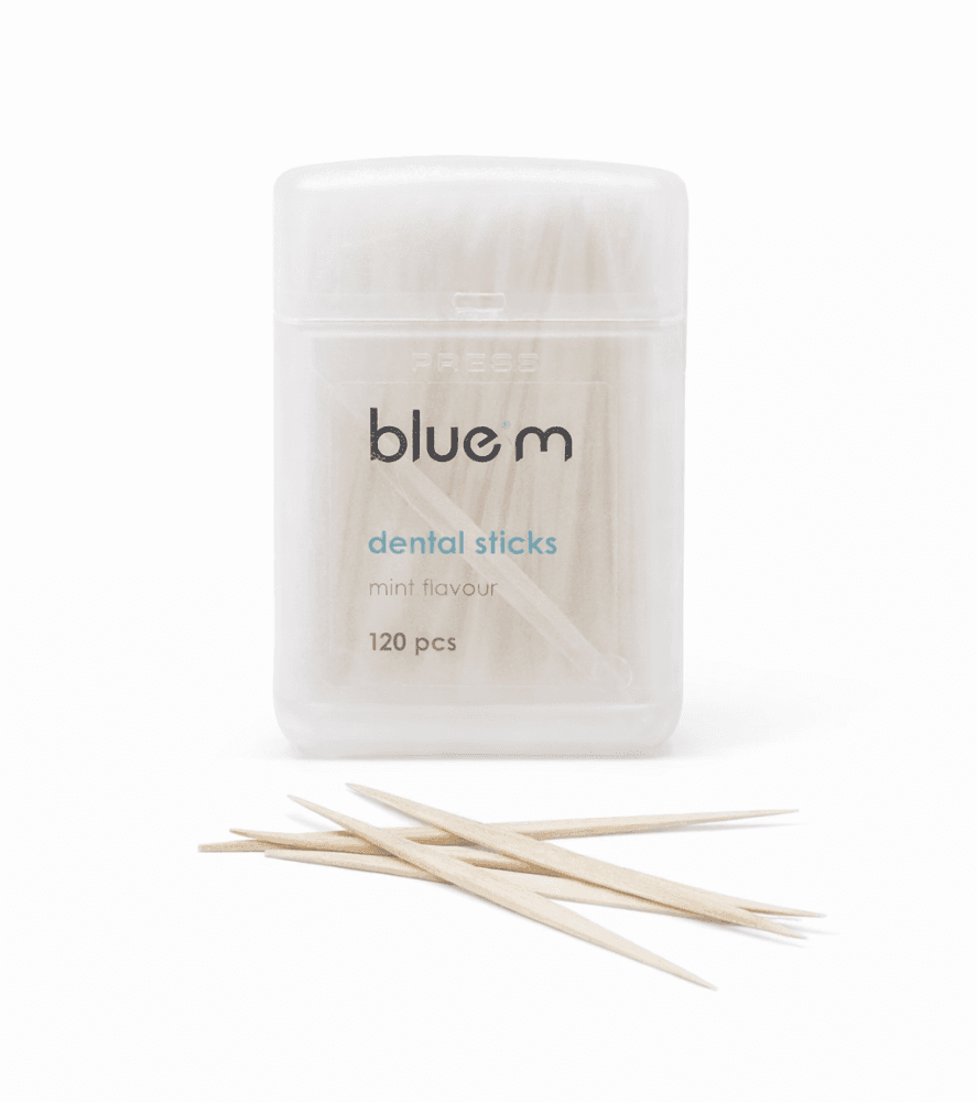 Bluem® dřevěná mezizubní párátka (mint), 120ks - náhled 2